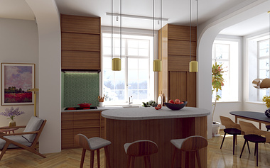 Villa renovation project - Dining room / Kitchen IV