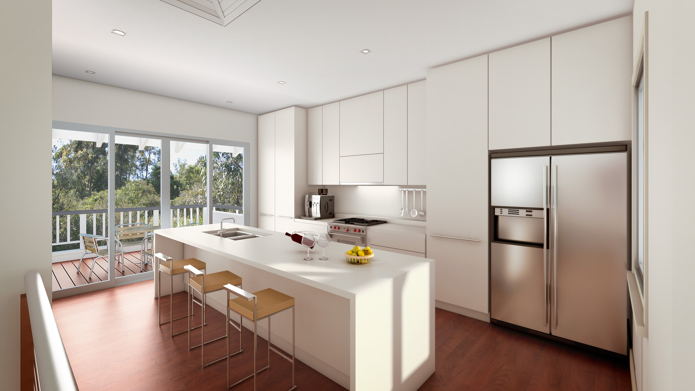 Kitchen Evoke3D.com.au | Cameron Hallam - CGarchitect - Architectural ...