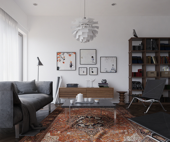 3d studija
Scandinavian interior