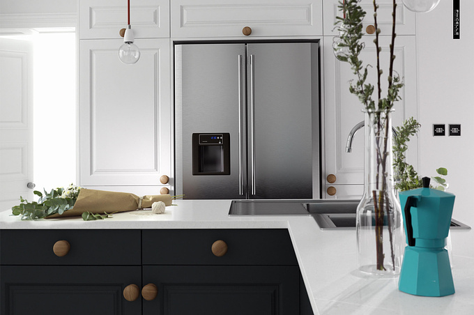 Hi Everyone,

Here are some images from a project we completed at the end of last year.

We were responsible for designing the kitchens and spaces as well as styling and obviously all the CGI production.

Lots of bespoke models and textures created for these, also some furniture items from umolab & turbosquid.

Used Vray & Max, a bit of after effects and Photoshop [Very little post work] with a little bit of food photography on each one.

We use Irradiance and Light cache for all our renders, on some of these we used the fake caustics workflow to add that extra ping. First time we have properly used it, works nicely enough.

Link to more images on our behance page;

https://www.behance.net/gallery/LB-Kitchens/14521163