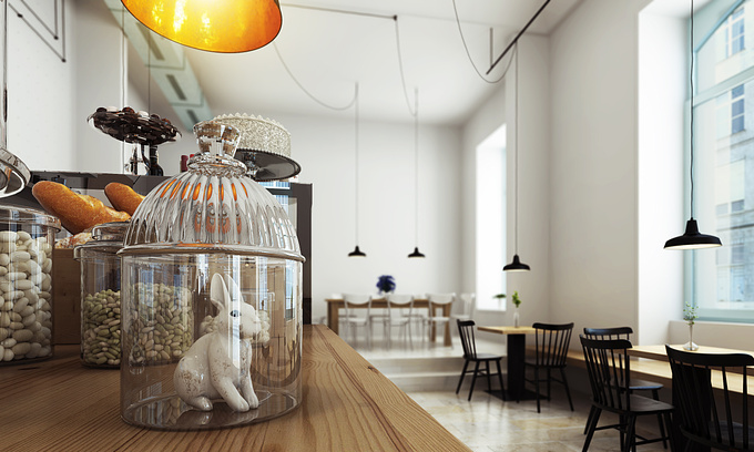 3d interior inspired by one of my favourite coffee shop design Proti Proudu Bistro...your comments are much appreciated Thanks