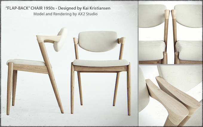 AX2 STUDIO - http://ax2studio.com/
Chair that was designed by Kai Kristiansen in the mid 50s.