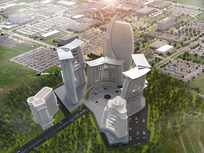 Proposal for towers...generic massing