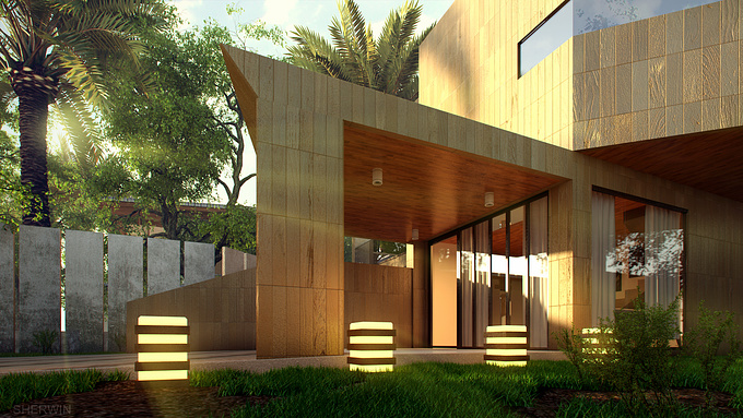 This is a conceptual house design. Done using 3ds max, vray, photoshop.
