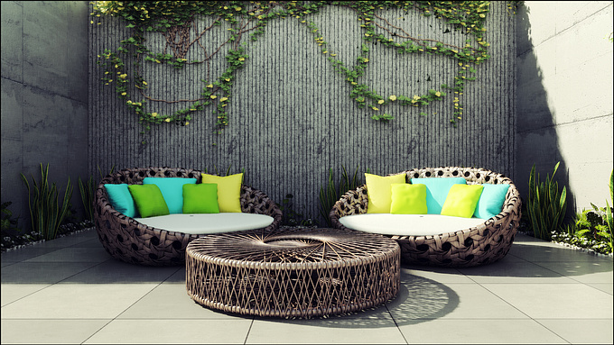 Gaurav3d - http://www.coroflot.com/gaurav3d
Terrace Arch Viz(Max 2009+vray 1.5sp2)+Psd CS2