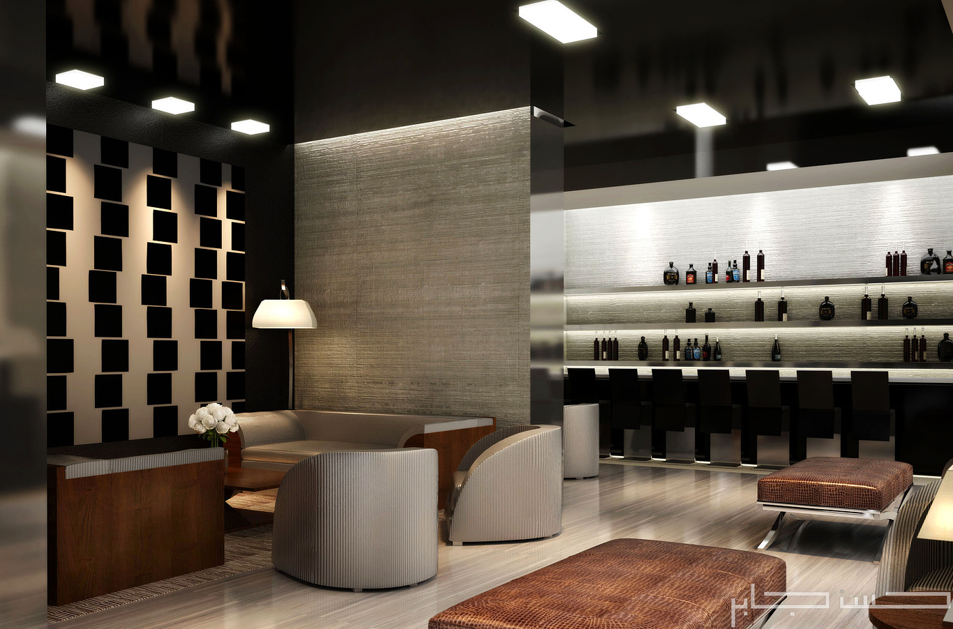 Armani Style Luxurious Cigar Lounge | Hassan Jaber - CGarchitect -  Architectural Visualization - Exposure, Inspiration & Jobs