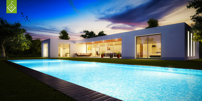  - http://www.facebook.com/PixelLimon3D
House in Monterrey, México designed by HZH Arquitectos. 3DMax/Vray/Photoshop.