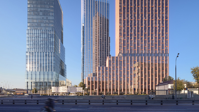 This complex consists of two residential skyscrapers: Silver Tower and Red One, as well as a business center. Location is Russia, Moscow

https://www.instagram.com/inster.studio/
https://www.behance.net/insterstudio