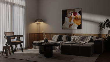  CGI - LIVING ROOM DESIGN