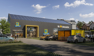 Exterior Visualization: EDEKA in Regen