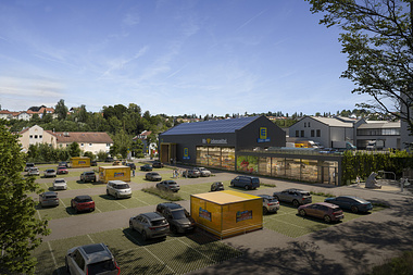 Exterior Visualization: EDEKA in Regen