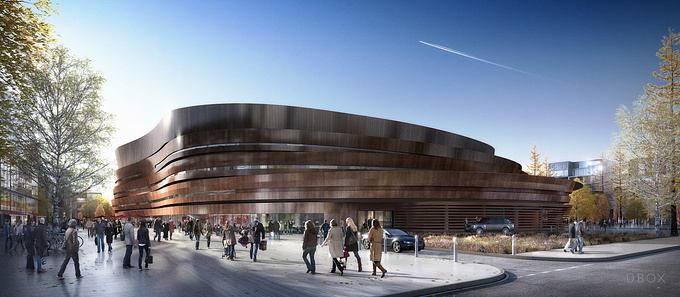 DBOX - http://www.dbox.com
Foster + Partners' proposal for Copenhagen Arena