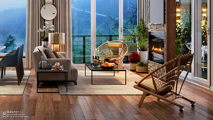 Gaurav3d - https://www.behance.net/Gaurav3d
Penthouse “Living Room” - Shimla Hills
Designed and visualized by: Gaurav3d,
Softwares: Autodesk, Corona Renderer, Adobe Photoshop Autodesk 3ds Max
hope you like it. Comments are always welcome to improve my works.
Follow on:
https://www.behance.net/Gaurav3d
https://www.flickr.com/photos/gaurav3d
https://www.facebook.com/Gauravvvv
Thank you for viewing!