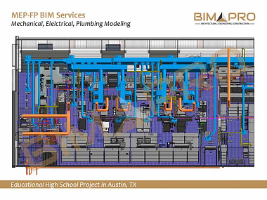 BIM Modeling and Coordination Services for Educational Project in Texas