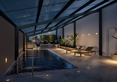 RESIDENTIAL PROJECT WITH A LUXURY SWIMMING POOL