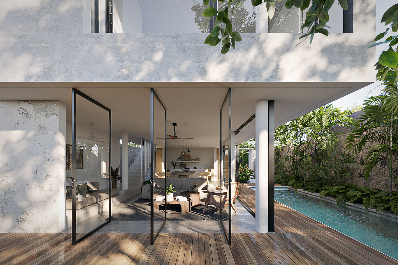 PRIVATE VILLA Sinergi 8 Render CGarchitect Architectural 