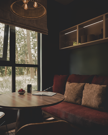 Cozy kitchen corner