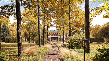 Renovation of a historic mansion.