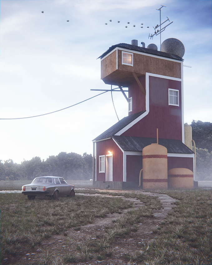 Hi guys, this is a project I started on my free time. I made it with Blender, rendered with Cycles.
I used some textures from the Poliigon site and tweak a few node trees from the The Cycles Material Vault 
I wanted to convert a piece from Simon Stalenhag into 3D. This is my humble tribute to this great artist. 
Please, let me know what do you think about it. Hope you like it.