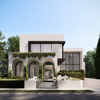 Modern Villa, Exterior visualization