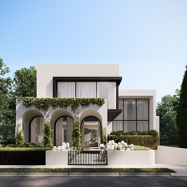 Modern Villa, Exterior Visualization