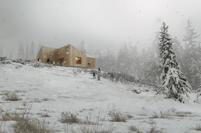 Hi friends!
We want to share an images of Mylla Hytte, an existing cabin project by Mork-Ulnes Architects

Jevnaker Municipality, Norway / Architecture by Mork-Ulnes Architects