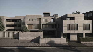 Office Complex Project - Brutalist Style