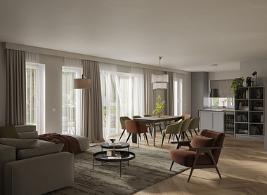 Interior Visualization: Aschaffenburg, Germany