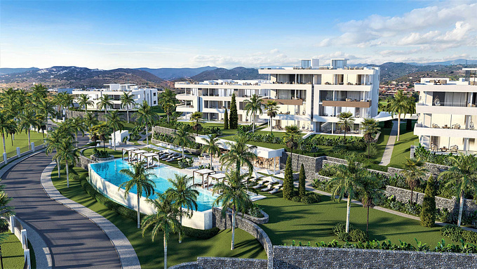 VisEngine Digital Solutions - https://visengine.com/
Property Developer: AEDAS Homes
Architect: Manuel Burgos Architects, Gonzalez & Jacobson Arquitectura
3D Visualisation & Interior Design: VisEngine Digital Solutions
Location: Marbella, Malaga, Spain