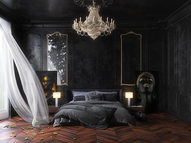 gothic bedroom