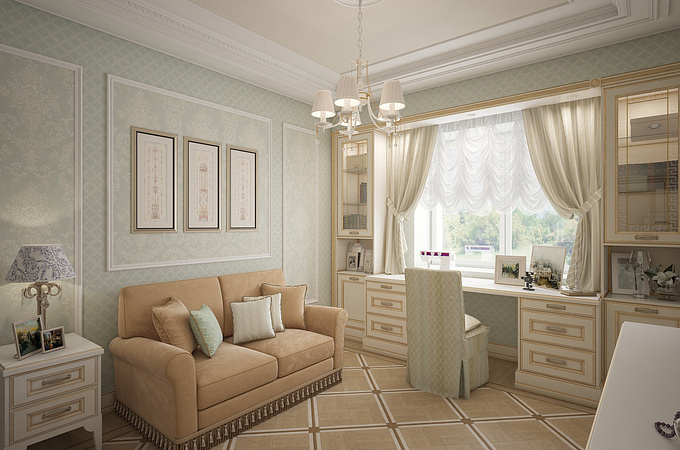 The grandmother`s bedroom | Ilya Andreev - CGarchitect - Architectural ...