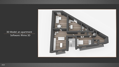 3D Model of an apartment | 2023