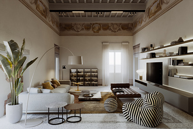 Luxury Apartment in Prato designed by Vittoria Cantini