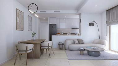 Interior Renders of a Residential Building​​​​​​​​​​​​​​