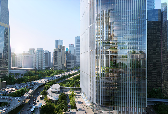 Project: CBD core area office tower competition
Client: IPPR
Visualization: INV CG
Scope of Work: Competition
Location: Beijing, China