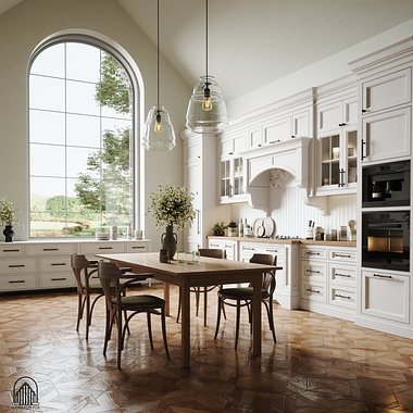 Visualization: Kitchen Embraced by Vaulted Splendor