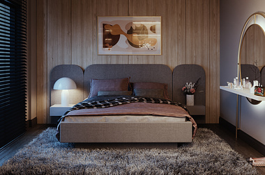 Bedroom Interior Design & Visualisation