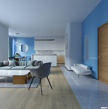 Blue Apartment