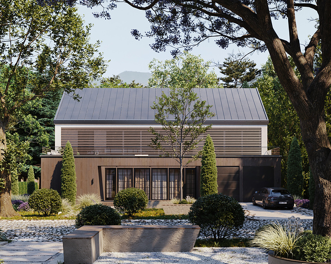 Exterior Visuals for a Luxury Villa located in  Mullet, Tirane.